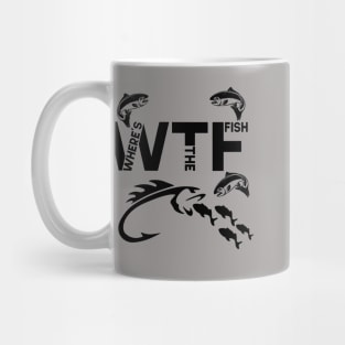 WTF Where's The Fish Mug